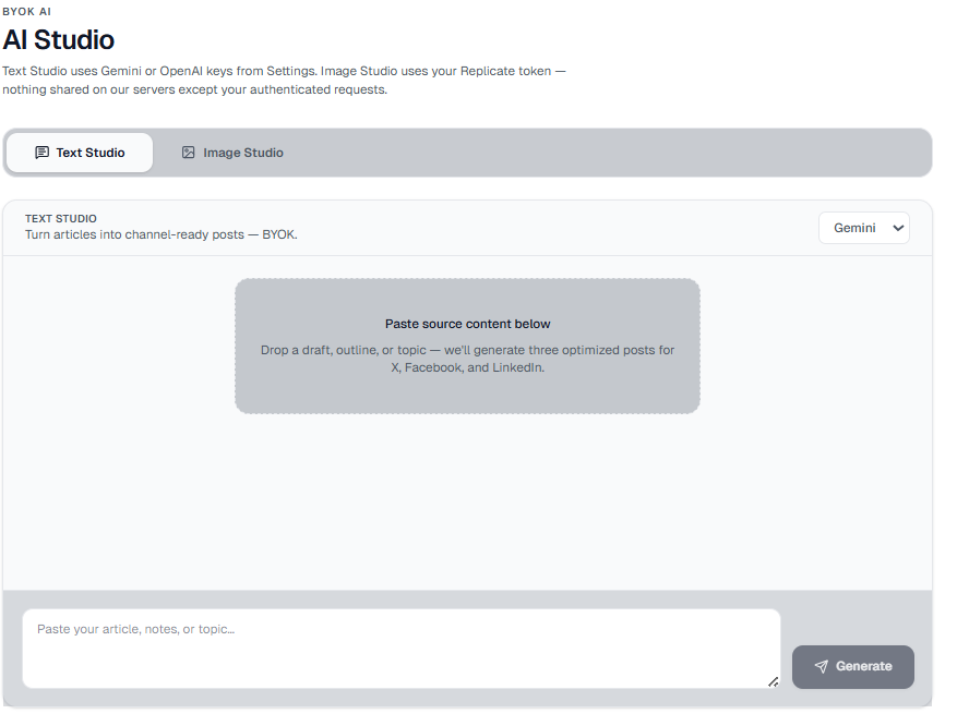 AI Text Studio